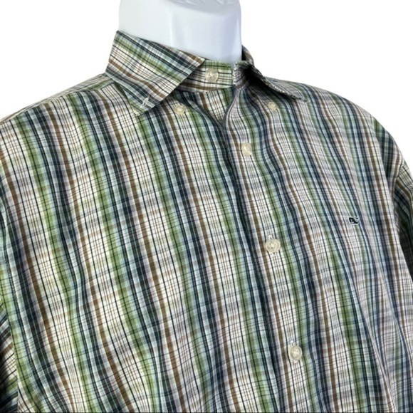 Vineyard Vines Men Casual Shirt Buttons Down Plaid Sz S - Picture 3 of 12